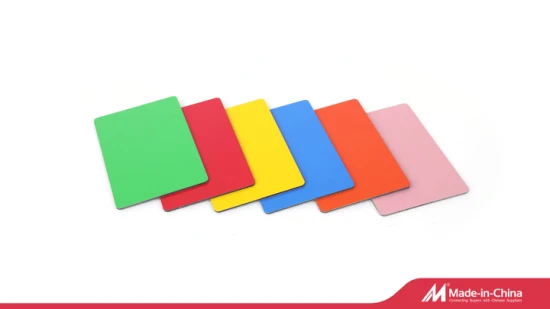 4 mm Aluminium-Verbundplatten, Außenwandplatten, goldfarbene Aluminium-Verbundplatte
