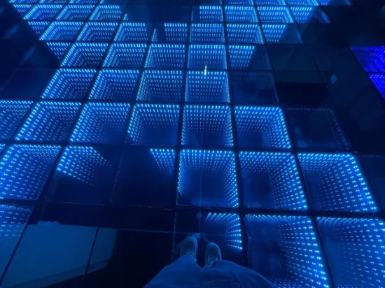 Homei Hochzeit Disco Party Abyss Tragbare LED Tanzfliesen 3D Spiegel Tanzfläche