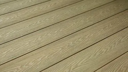 Hohlholz-WPC-Bodenbelag aus europäischem Design mit recycelter Holzmaserung für den Außenbereich